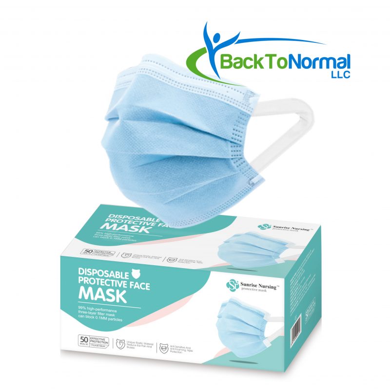 Sunrise Nursing Level 3 Surgical Masks (50 Masks per box) Back To Normal